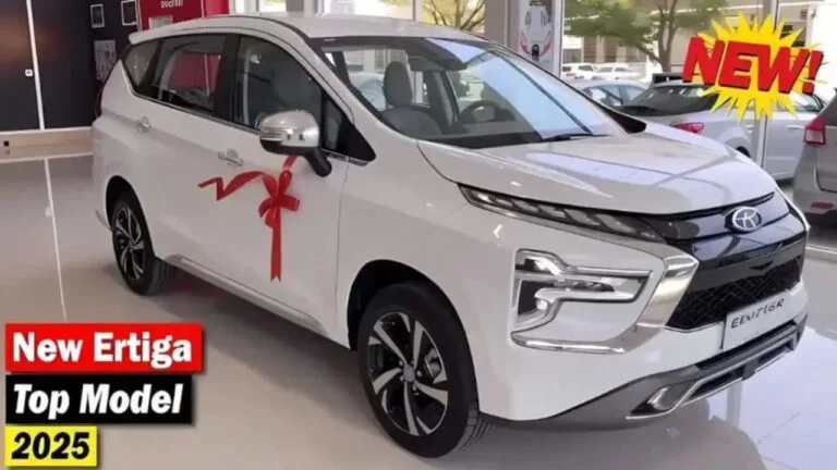 Maruti Suzuki Ertiga 2025, Ertiga hybrid MPV, 7 seater family car India, Ertiga mileage 48 kmpl, Maruti Ertiga new model, Ertiga ADAS Level 2, Ertiga 360 camera, premium MPV India, Maruti Suzuki Ertiga price, best 7 seater car India